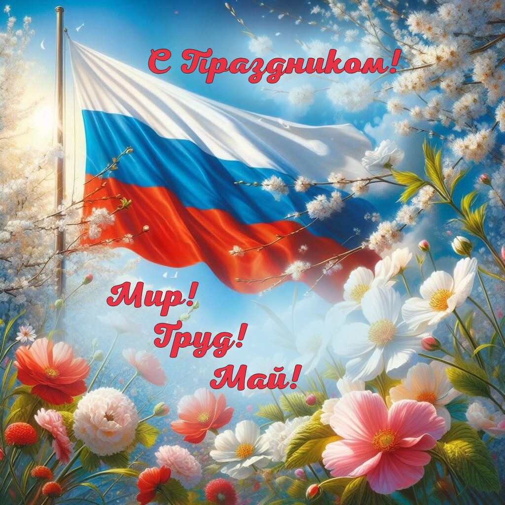 С праздником мира и труда!.